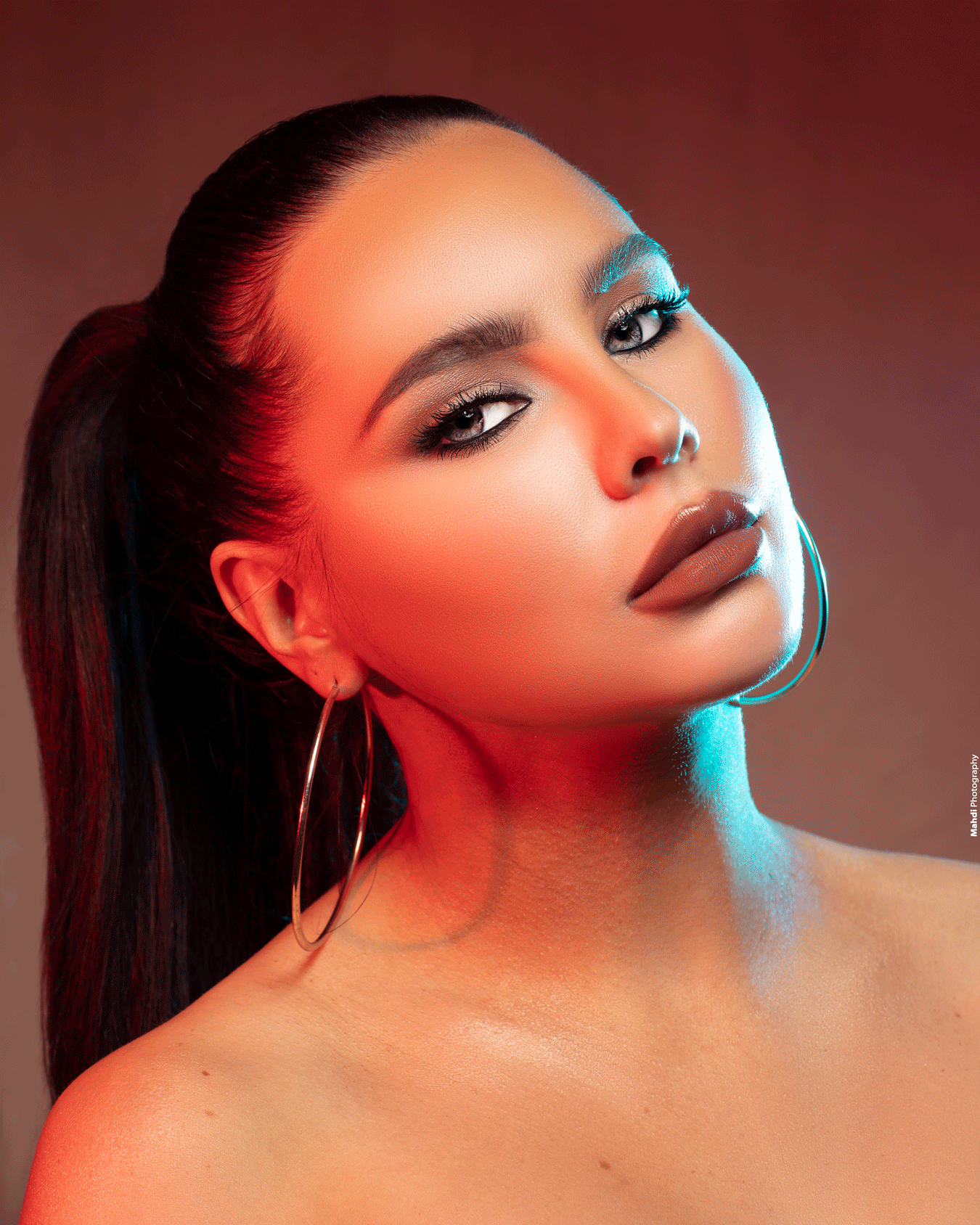 Voreinstellung für Porträt-Rotlichteffekt